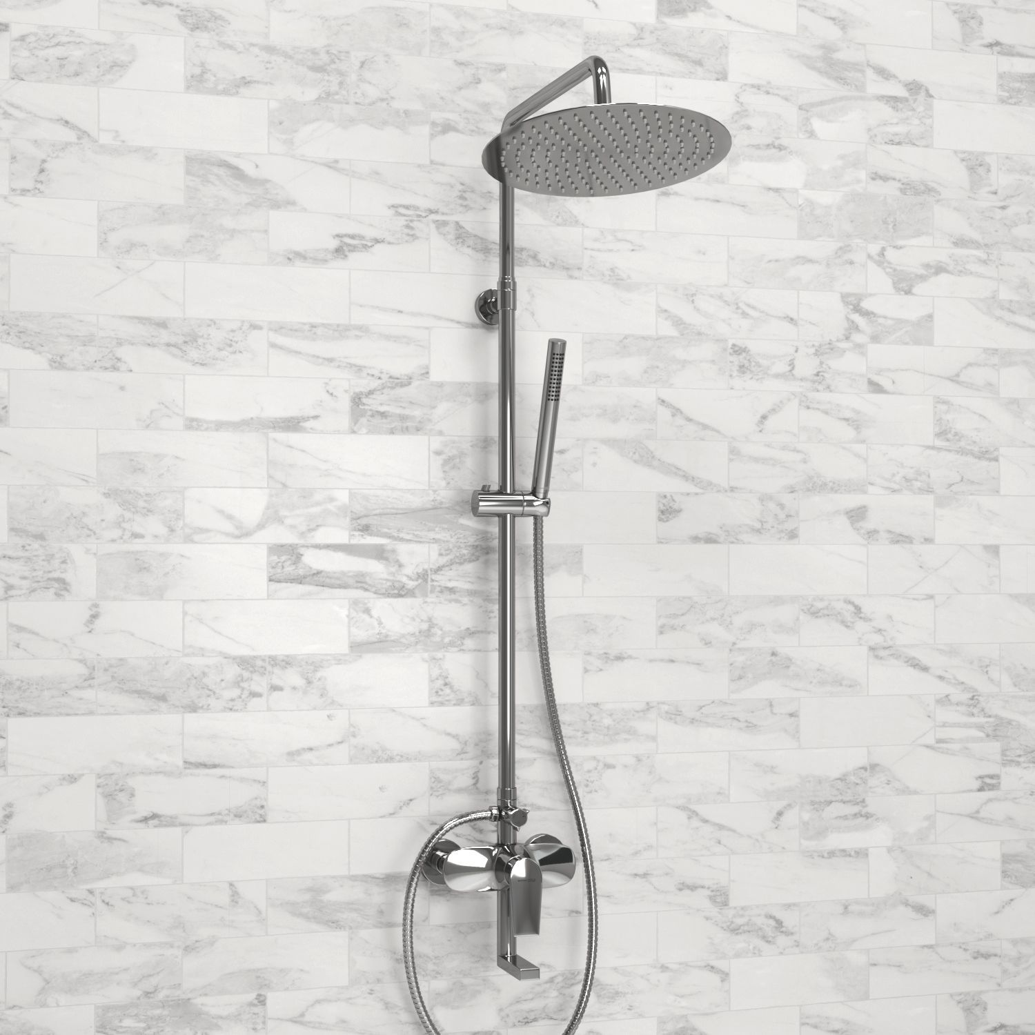 A166.116.137.010.CH Душевой комплект со смесителем