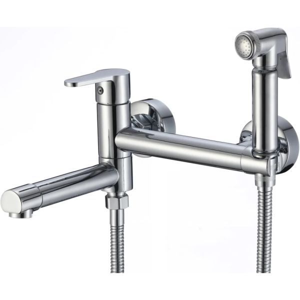 Гигиенический душ со смесителем и изливом Savol S-FXQ010, хром