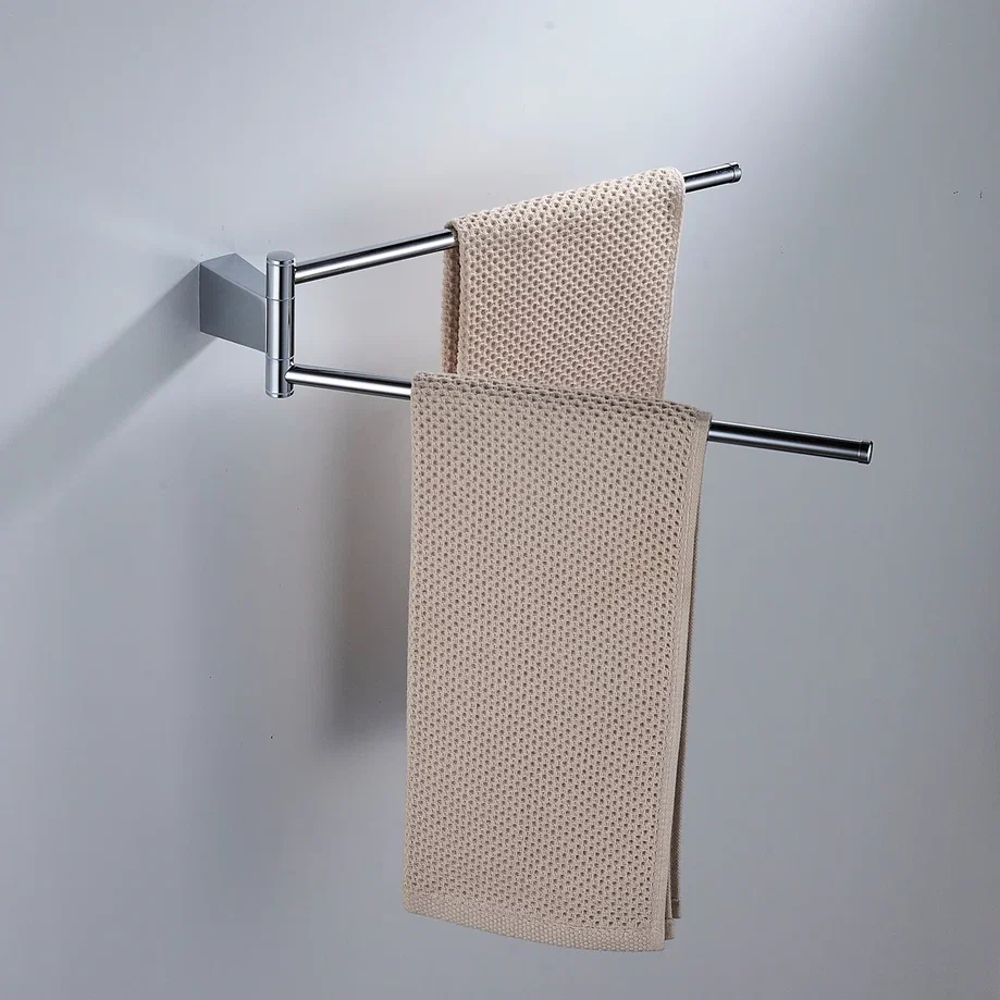 Полотенцедержатель поворотный двойной Shevanik SG5707, хром