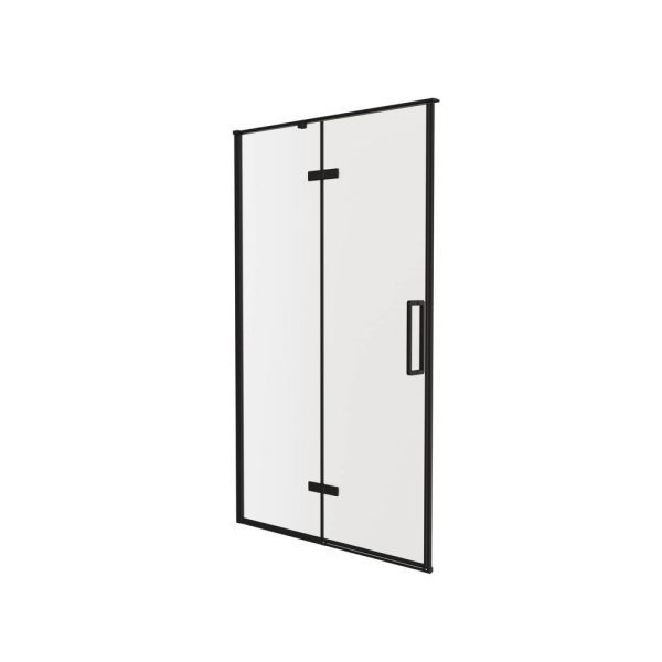 Душевая дверь в нишу Knotlor HDIP120CG0BL 120х200, черный