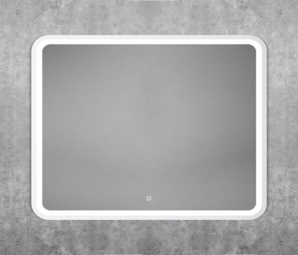 Зеркало с подсветкой "Genova 900x800" AM-Gen-900-800-DS-F-White