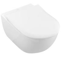 Villeroy&Boch Subway 2.0 К-т Подвесной унитаз 370*560*365, с крепежом + сиденье Slim с микролифтом, CeramicPlus, цвет альпийский белый Villeroy&Boch Subway 2.0 К-т Подвесной унитаз 370*560*365, с крепежом + сиденье Slim с микролифтом, CeramicPlus, цвет альпийский белый