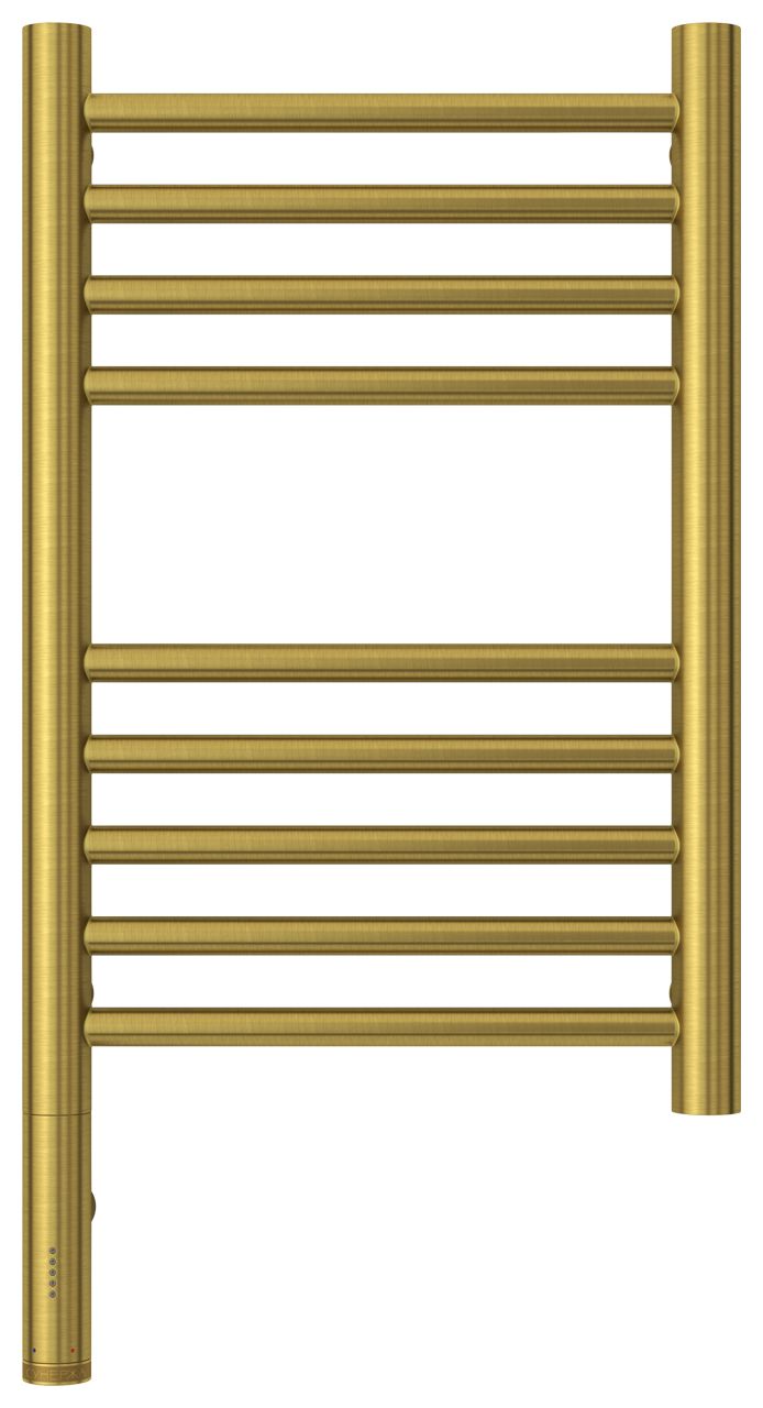 Полотенцесушитель электрический "БОГЕМА 3.0" прямая 500х300 / МЭМ левый (Состаренная латунь)