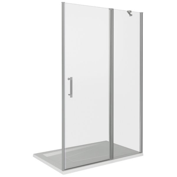 Душевая дверь в нишу Good Door Mokka WTW-130-C-WE 130 профиль Алюминий белый стекло прозрачное Душевая дверь в нишу Good Door Mokka WTW-130-C-WE 130 профиль Алюминий белый стекло прозрачное