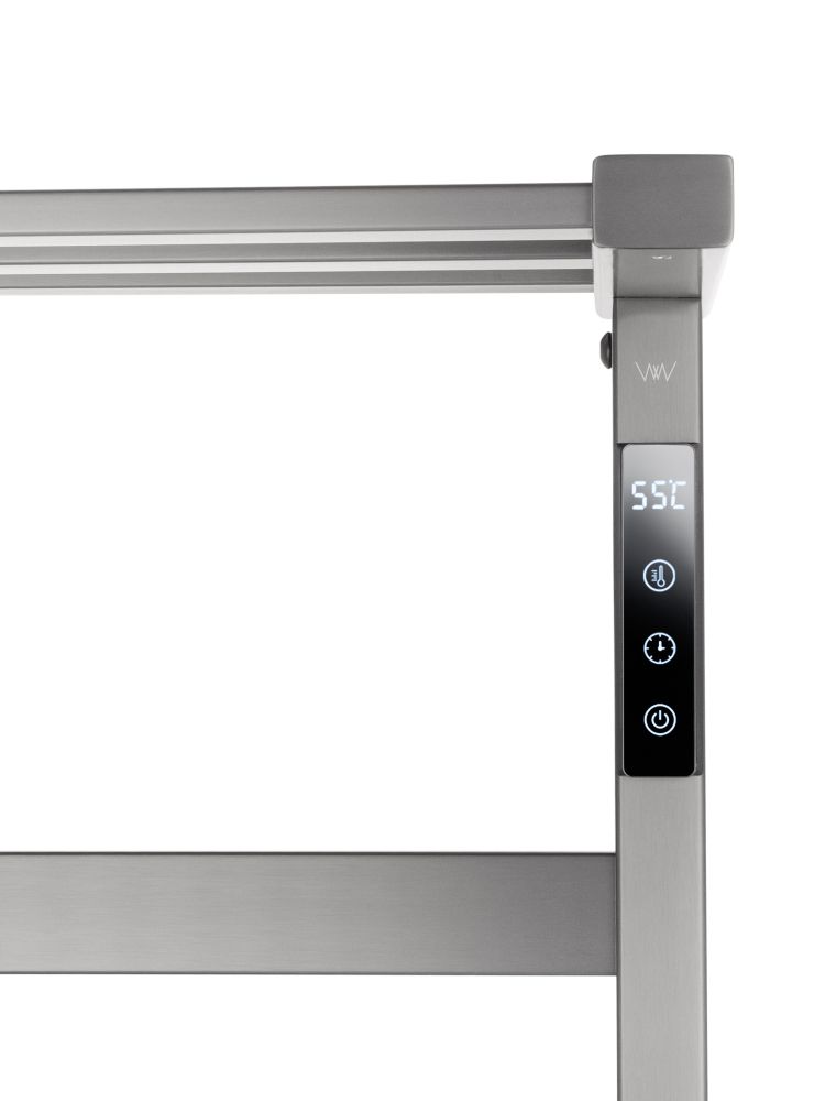 Полотенцесушитель электрический WONZON & WOGHAND FRANKFURT, Темный графит (WW-1029-GM)