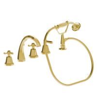 Stella Eccelsa Смеситель на борт ванны на 5 отверстий 3256TRTC/307, цвет: золото 24К