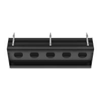 GESSI BINARIO Профиль линейный 1090 мм., для 5 модулей, установка Easy-Fix, цвет Black XL