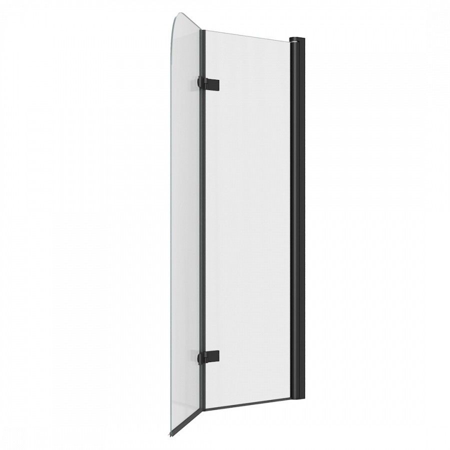 Шторка на ванну 100х140 см Maretti Valentina VA41R100140097-560, профиль черный, артикул VA41R100140097-560