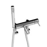 Stella Lucilla Смеситель на борт ванны на 2 отверстия 3267RG306 с ручным душем, цвет: хром