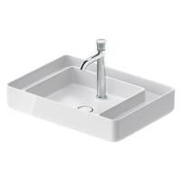 DURAVIT Bento Starck Box  Раковина накладная 650х460мм,, с 1 отв под смеситель, HygieneGlaze, белый глянцевый DURAVIT Bento Starck Box  Раковина накладная 650х460мм,, с 1 отв под смеситель, HygieneGlaze, белый глянцевый