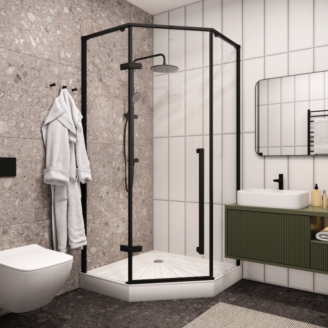Ограждение C2A душевое Cerutti SPA без поддона (100x100x195) Ограждение C2A душевое Cerutti SPA без поддона (100x100x195)