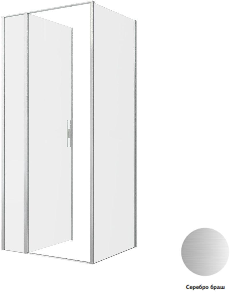 Душевой уголок Allen Brau Priority 90x80 3.31026.BA + 3.31041.BA серебро браш