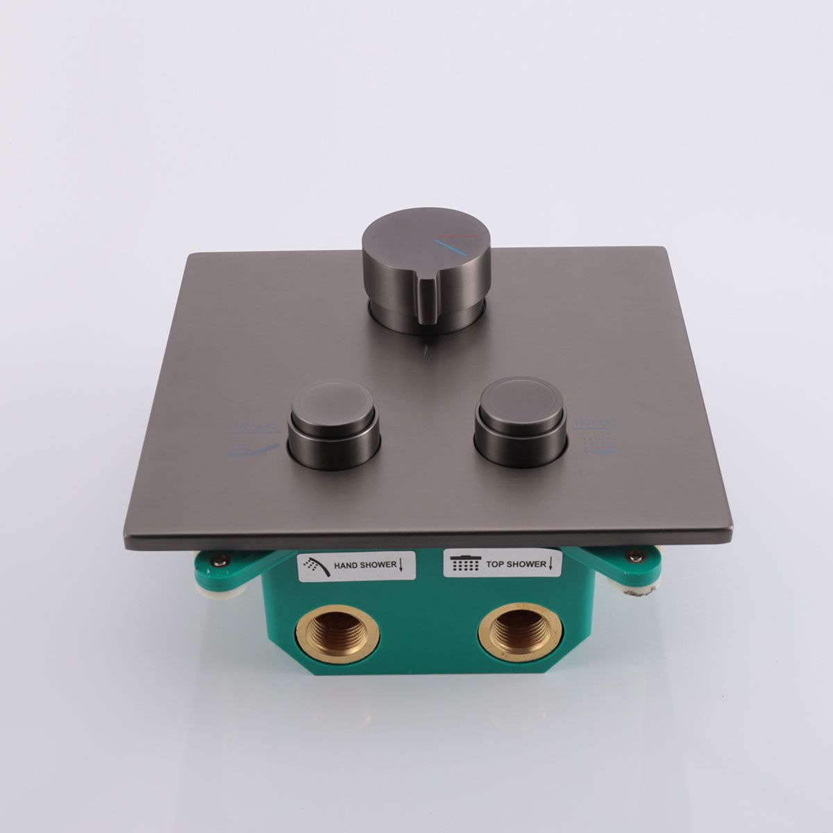 Встраиваемый смеситель для душа VSCV-421GM двухфункциональный, вороненая сталь, артикул VSCV-421GM