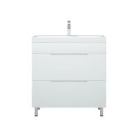 Тумба "Мадисон 80 Z2", Люкс белая, Сомо 80 / Фостер 80