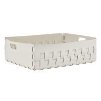 ADJ Корзинка Dubai, 60x50xH20 см., цвет: белый/панна котта