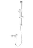 Смеситель для душа с гарнитуром WONZON & WOGHAND, Белый матовый (WW-4570-MW)