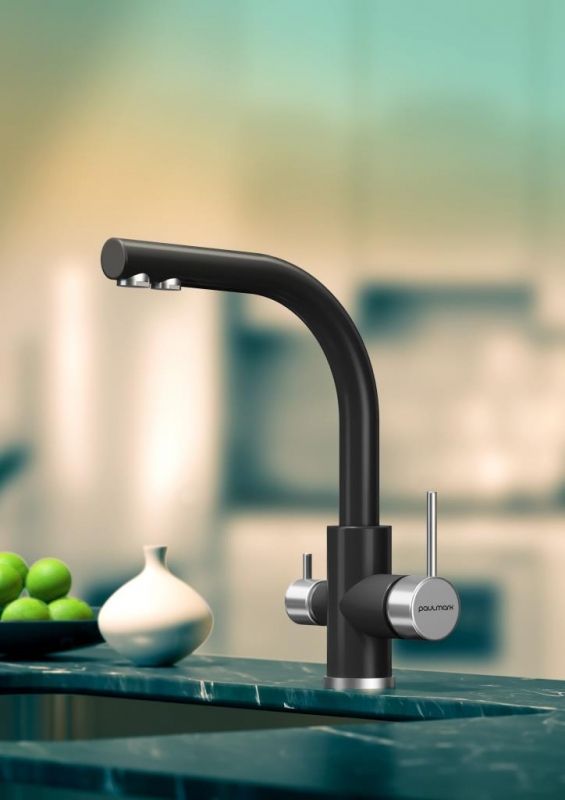 Смеситель для кухни Paulmark Essen Es213011-401 Антрацит