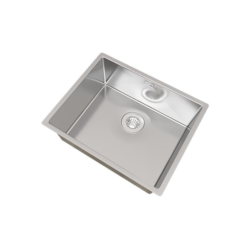 Кухонная мойка Florentina ОПТИМА-HM OHM.500.400.В.10.S.10, нержавеющая сталь, артикул OHM.500.400.B.10.S.10