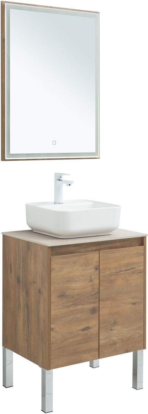 Мебель для ванной Aquanet Nova Lite 60 дуб рустикальный (2 дверцы) Мебель для ванной Aquanet Nova Lite 60 дуб рустикальный (2 дверцы)