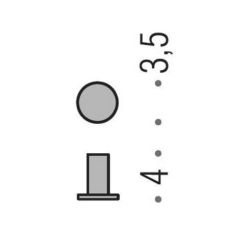 Colombo Basic Крючок, цвет: хром Colombo Basic Крючок, цвет: хром