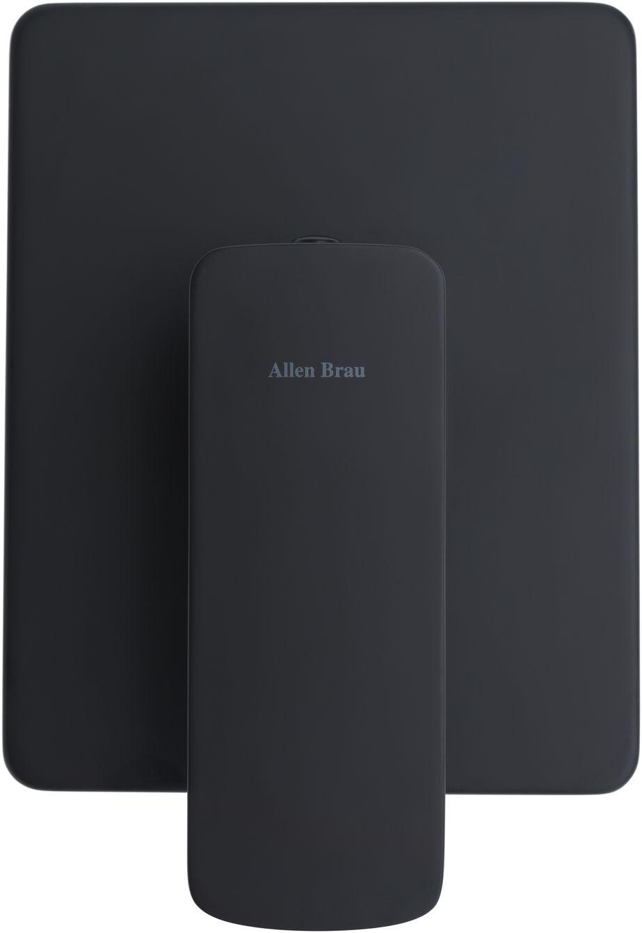 Смеситель для душа Allen Brau Infinity X1 5.21015-31 (с внутренней частью, 1 выход) черный матовый, артикул 5.21015-31