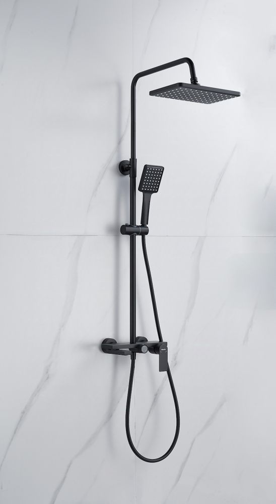 Душевая система Knotlor KN-72/BL, черный, артикул KN-72/BL