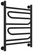 Полотенцесушитель водяной "ЭЛЕГИЯ+" 600х500 (Матовый черный)