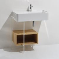 SIMAS RATIO  Раковина чаша подвесная 75x46xh18 см, с 1 отв. для смесителя, без перелива, цвет белый