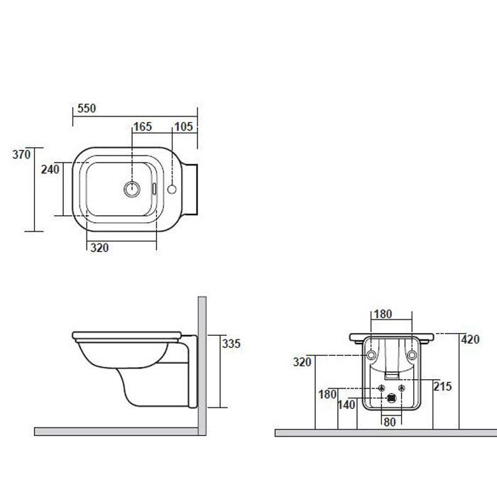 Kerasan Waldorf Заглушка для перелива, цвет золото