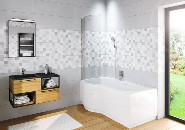 Шторка для ванны NOVIK Z108 DORADO правая*