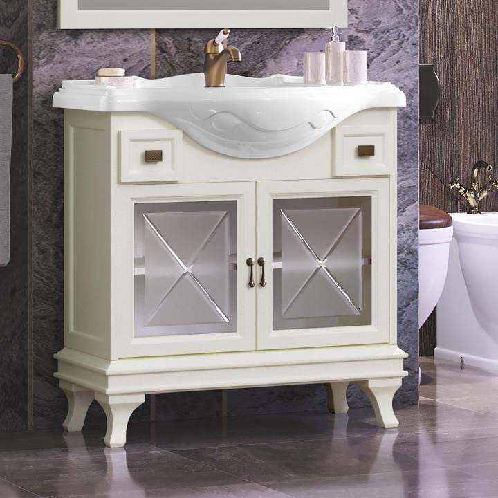 Зеркало Борджи 85 Opadiris Слоновая кость