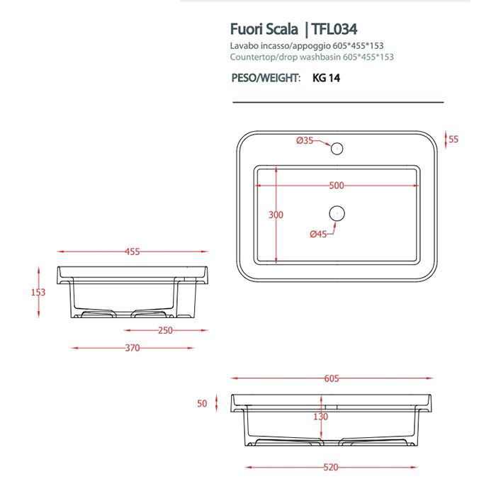 Artceram FUORI SCALA Раковина встраиваемая 60х45 см, 1 отверстие, цвет denim Artceram FUORI SCALA Раковина встраиваемая 60х45 см, 1 отверстие, цвет denim