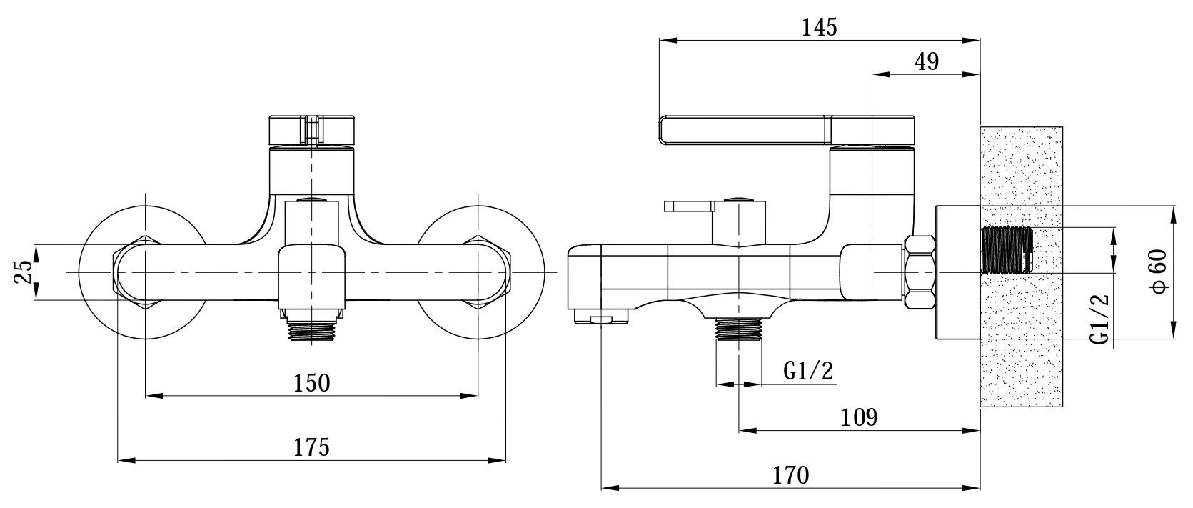Смеситель Canberra Gold для ванны, с акс., артикул: CR54Gold