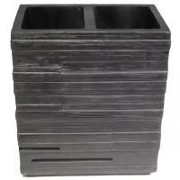 Стакан для зубных щеток Ridder Brick 22150210 Черный Стакан для зубных щеток Ridder Brick 22150210 Черный