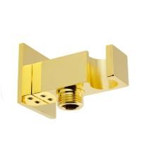 RICAMBI Держатель для лейки cо штуцером, 1/2", золото