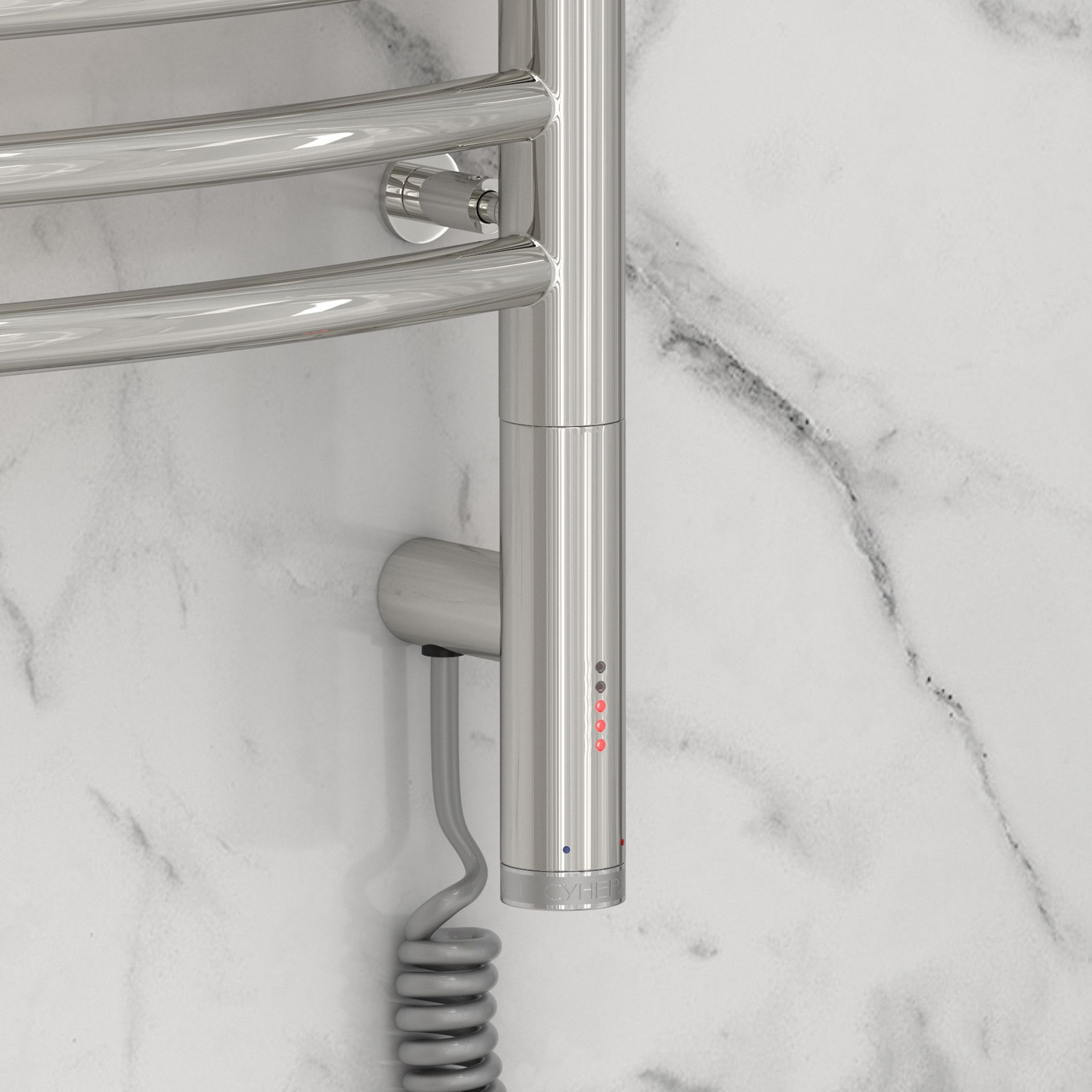 Полотенцесушитель электрический ФЛЮИД 3.0 1000х500 МЭМ правый (Без покрытия)