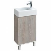 Тумба под раковину АКВАТОН ЭММА 44,8 1A221601EAD80 (напольная, белый/дуб наварра), шт