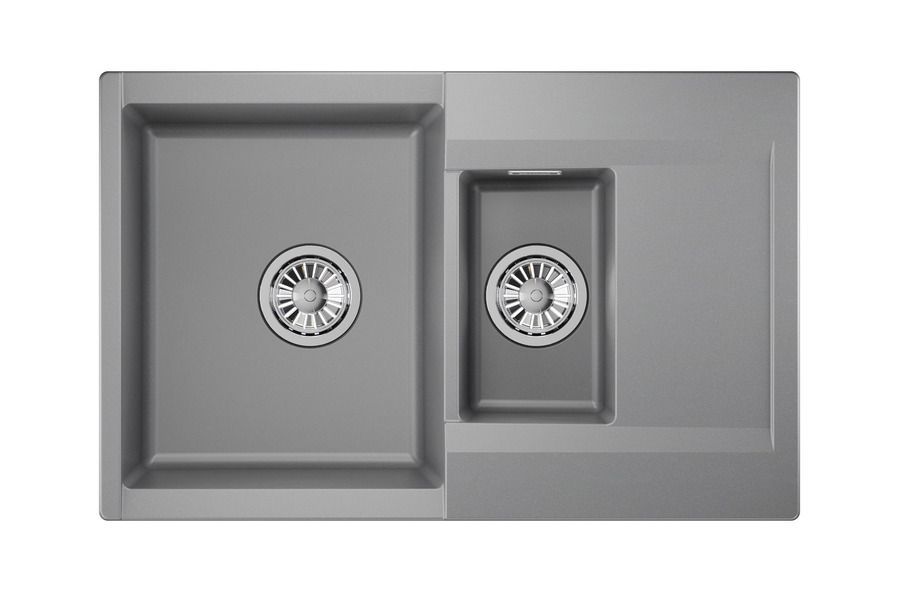 Кухонная мойка Granula 7808, АЛЮМИНИУМ, артикул 7808, АЛЮМИНИУМ