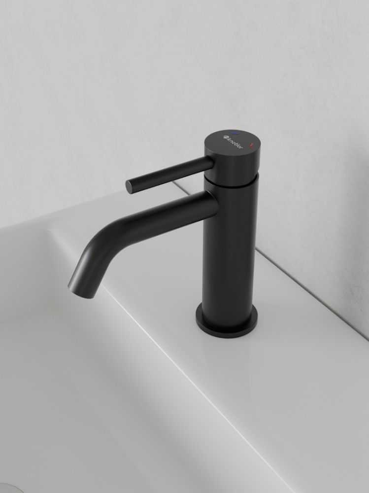 Cмеситель для раковины Knotlor SS-20/BL, черный