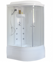 Душевая кабина Royal Bath RB 8120BK3-WT (белое/прозрачное) левая Душевая кабина Royal Bath RB 8120BK3-WT (белое/прозрачное) левая