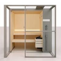 Effegibi Logica S Filo Сауна 214x250h217см, в нишу R.H., цвет: Stone