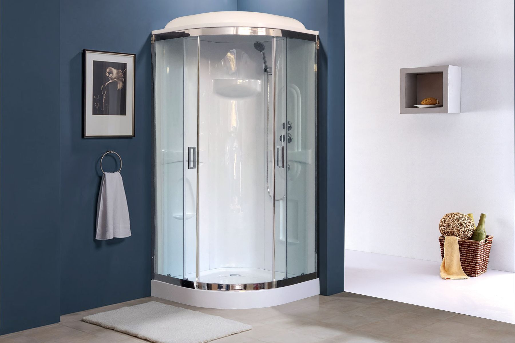 Душевая кабина Royal Bath RB 90HK1-T-CH (прозрачное) Душевая кабина Royal Bath RB 90HK1-T-CH (прозрачное)