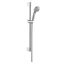 Душевой гарнитур, Hansgrohe, Crometta 85, размер штанги, мм-650, размер шланга, мм-1600, размер душевого диска, мм-85, форма лейки-круглая, количество режимов-1, тип струи-обычная, держатель ручного душа регулируется, цвет-хром Душевой гарнитур, Hansgrohe, Crometta 85, размер штанги, мм-650, размер шланга, мм-1600, размер душевого диска, мм-85, форма лейки-круглая, количество режимов-1, тип струи-обычная, держатель ручного душа регулируется, цвет-хром