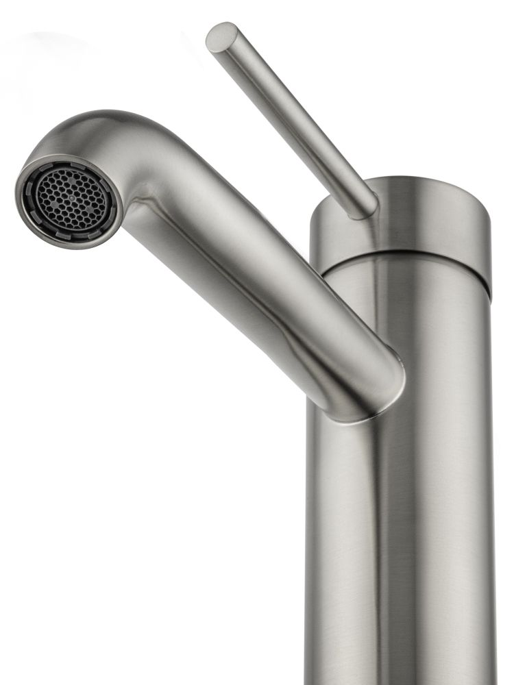 Смеситель для раковины WONZON & WOGHAND STICK, Брашированный никель (WW-88139017-BN)