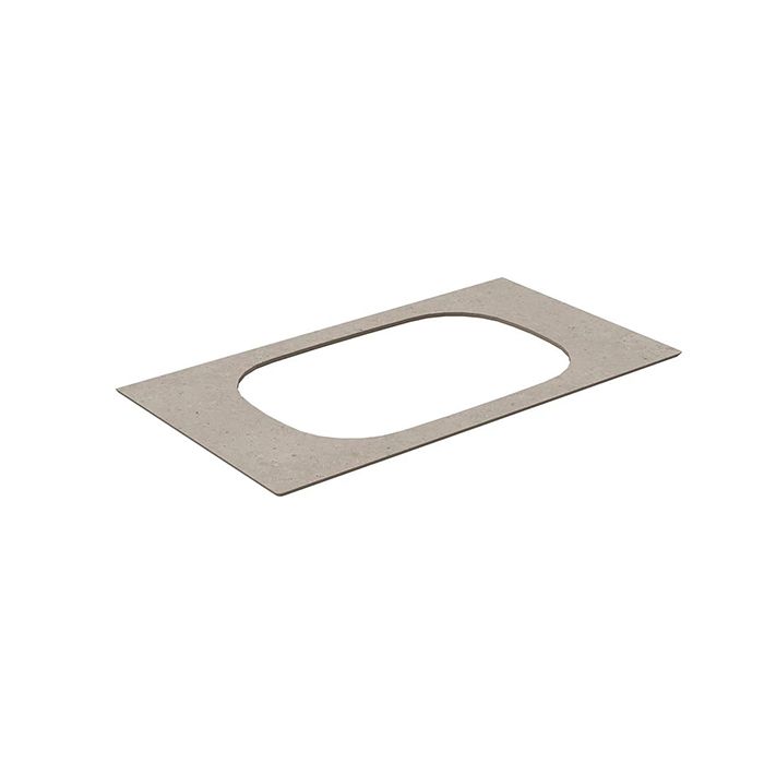 Спец. изд. декоративное для раковин, встраив. сверху MAGICA Риккарди 90 см, бежевый мат. (без отв.)