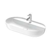 Duravit Luv Раковина на столешницу 800мм Luv, без перелива,с площадкой, с 1 отв. под смеситель, с донным клапаном,цвет белый