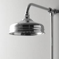 Devon Верхний душ d=20 см с наружней трубой, для термостата MARM74 и ручного душа MARK618, цвет: хром