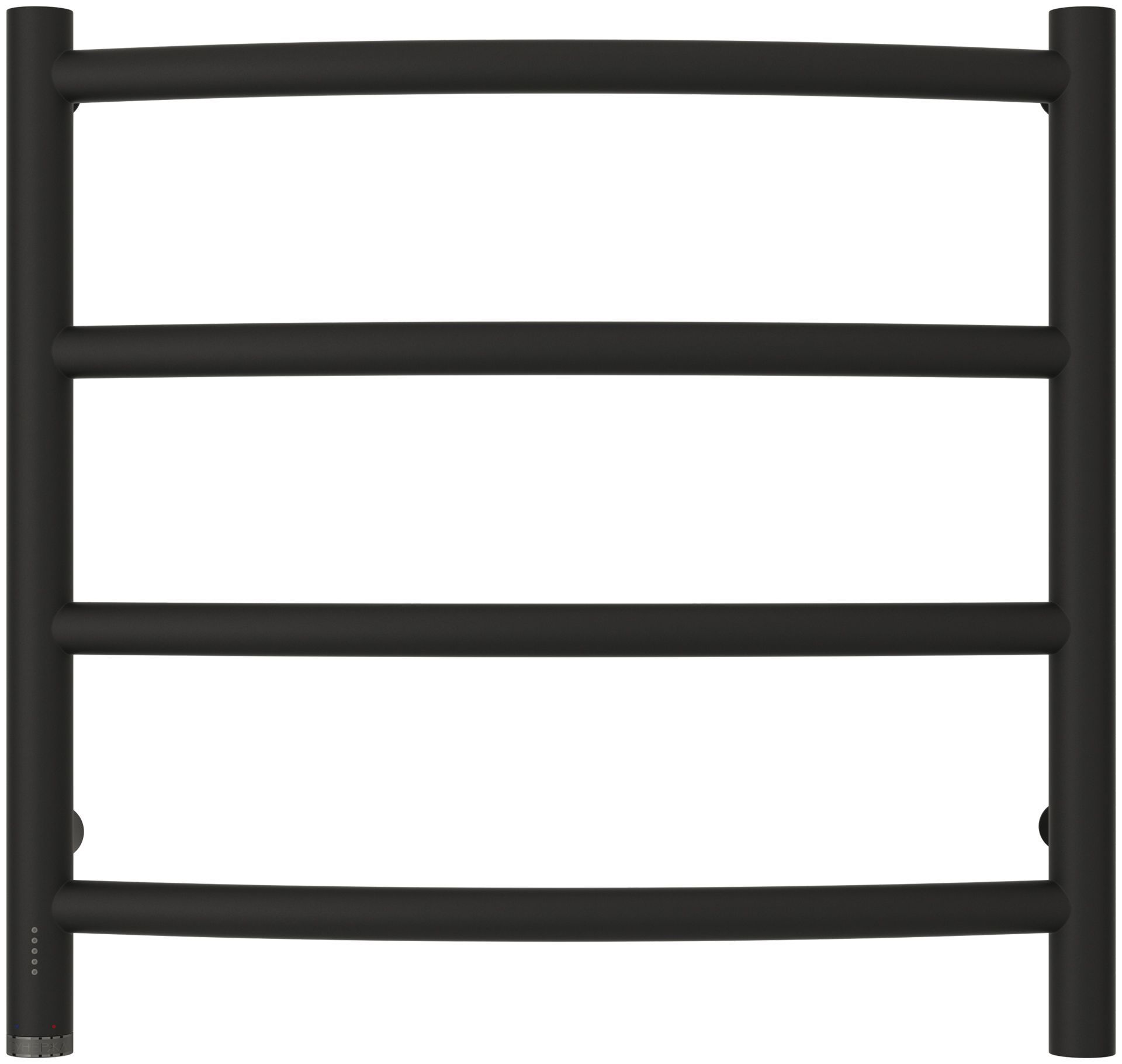 Полотенцесушитель, Сунержа, Галант 4.0, электрический, ширина, мм-532, высота, мм-500, подключение-слева, нагревательный элемент-греющий кабель, мощность, Вт-72, материал-нержавеющая сталь, цвет- Тёмный титан муар