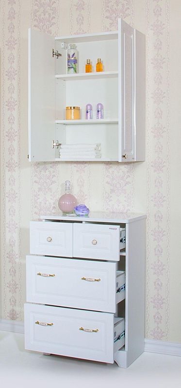 Подвесной шкаф Бриклаер Анна 65 Белый