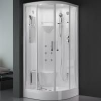Душевая кабина SSWW WU106A 95x95 с гидромассажем профиль Белый задние стенки Белые Душевая кабина SSWW WU106A 95x95 с гидромассажем профиль Белый задние стенки Белые